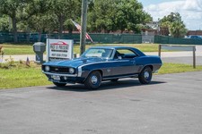 1969 Chevrolet Camaro SS, 4 Speed, Dusk Blue, Fully Restored