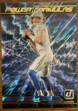 Justin Herbert 2021 Donruss “Power Formulas”, Los Angeles Chargers