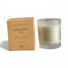 Aquiesse Mandarin Tea Fine Scented Candle – 9 oz – Boxed –New