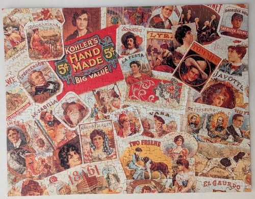 Springbok CIGAR LABELS 500pc Jigsaw Puzzle PZL4524 Complete ETIQUETTES ...