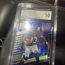 2022 Donruss Élite 76 Brandon Cooks Blue Cgc 10