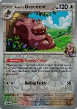 159/182 ARVEN'S GREEDENT REVERSE HOLO DESTINED RIVALS POKEMON CARD