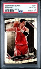 2024 PANINI PRIZM BLACK GOLD VINYL FOTL YAO MING 2/5 PSA 10