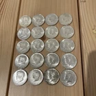 1964 Kennedy Half Dollars Roll of 20 Silver, 90% Silver Very Good Condition