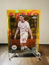 2023-24 Topps Chrome UEFA Benjamin Sesko Gold...