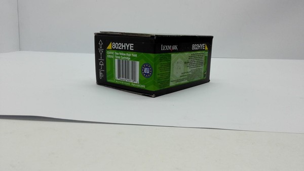 Lexmark 802HE Tonerkartusche 80C2HYE Gelb 3.000 Seiten FüR Lexmark CX410/CX510-image