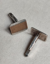 Paire de boutons de manchette en Argent 835/1000. Début XXème siècle. p: 10,7G