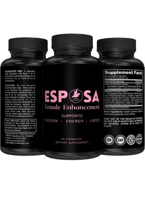 Esposa Female Libido Booster for Women Natural Female Enhancement Pills 60ct
