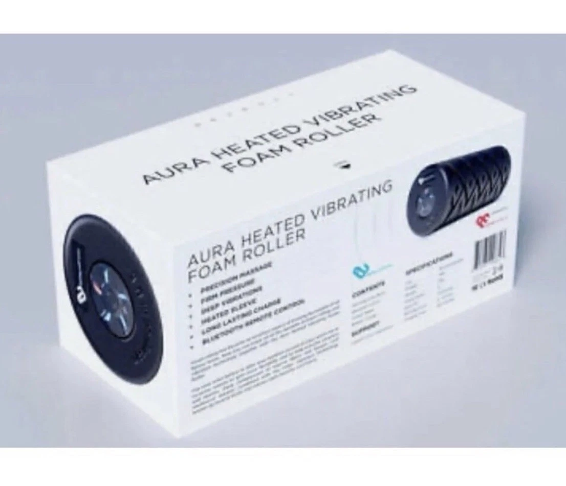 Aura Fitness Heated Vibrating Foam Roller BT Studded Pain Relief Therapy
Opens in a new window or ta