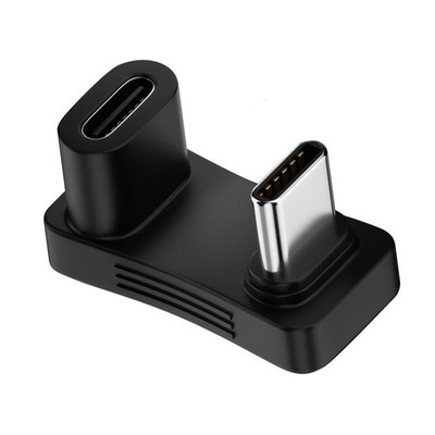 Type-C Female To Type-C Male Widening U-Shaped Adapter For Steam Deck Console dd