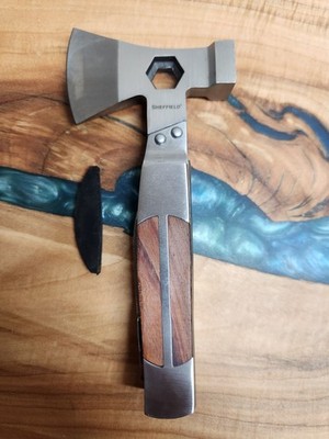 Sheffield Camper Hatchet Multi-Tool Combo and a Nylon Sheath