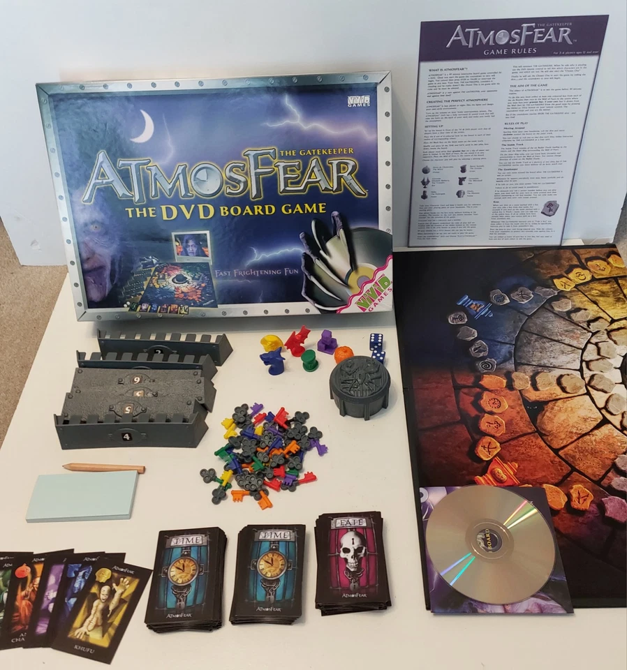 AtmosFear Atmosphere The Gatekeeper DVD Board Game 2003 Complete - Image 2 of 4