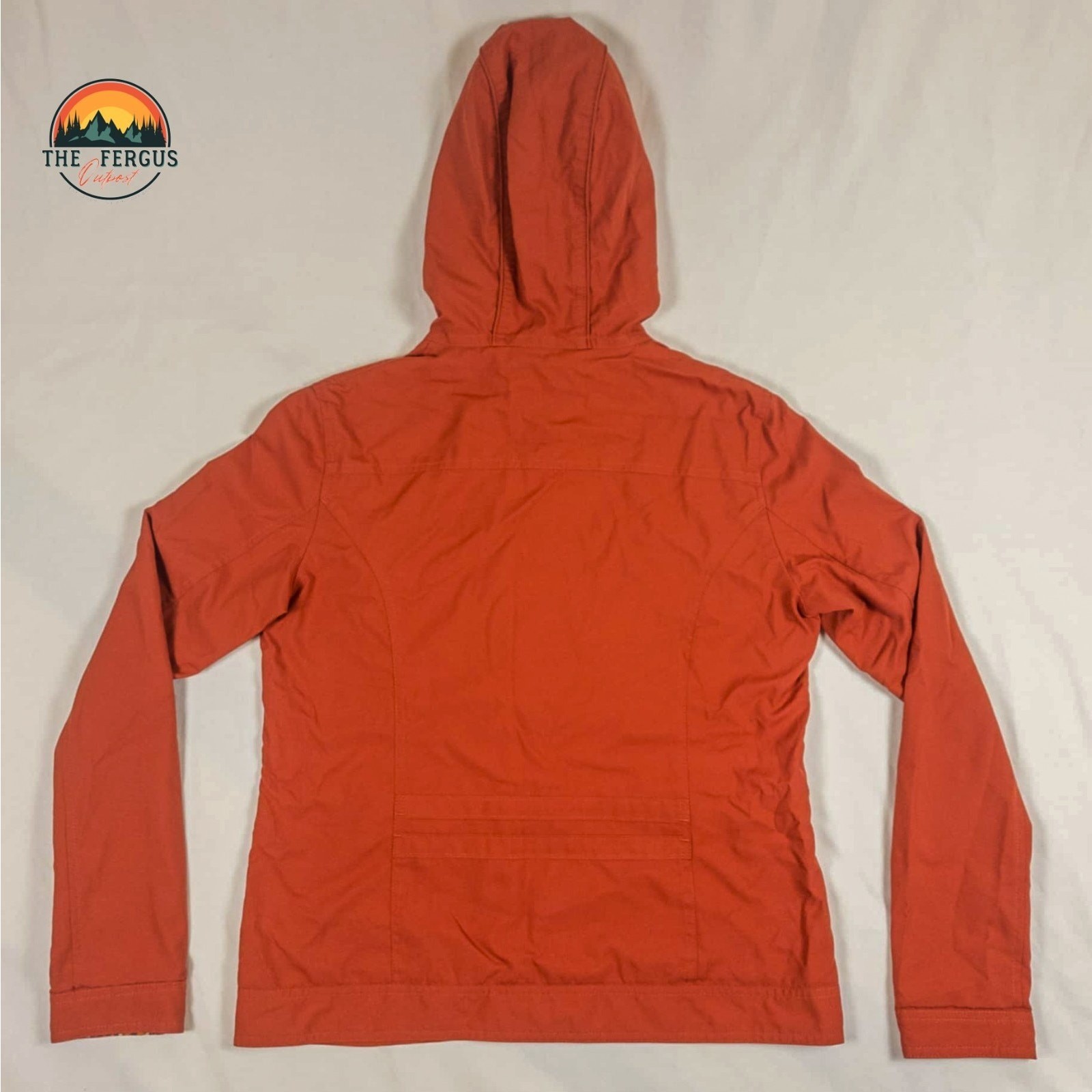 Pendleton Jacket Red Full Zip Buttons Hooded Long… - image 2