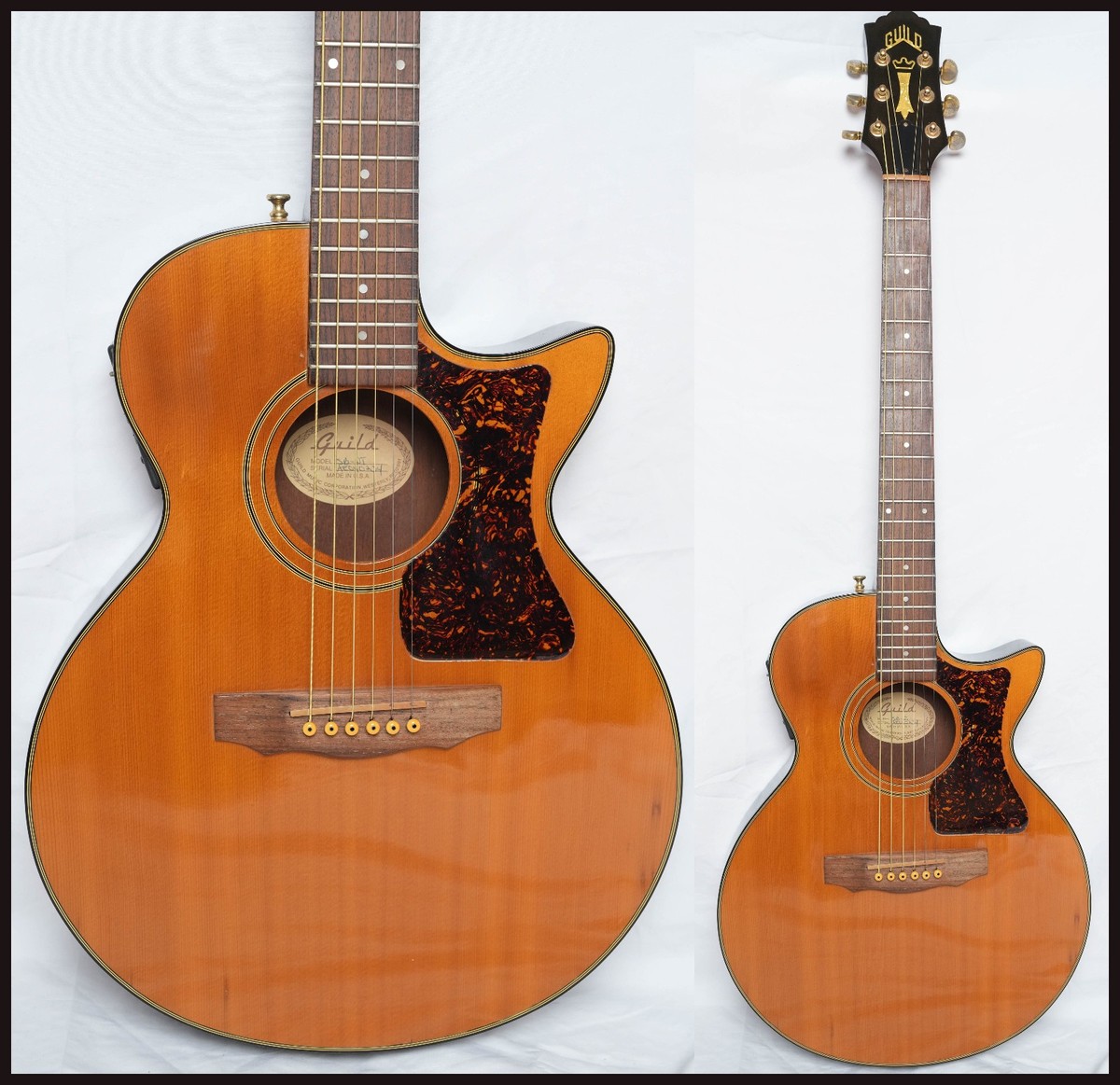 ギター GUILD SONGBIRD NAT Guild USA Songbird SB-NT Slim-Fit Acoustic-Electric Guitar with