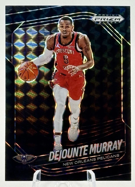 2024-25 Panini Prizm Black - Dejounte Murray Black Finite 1/1 Pelicans