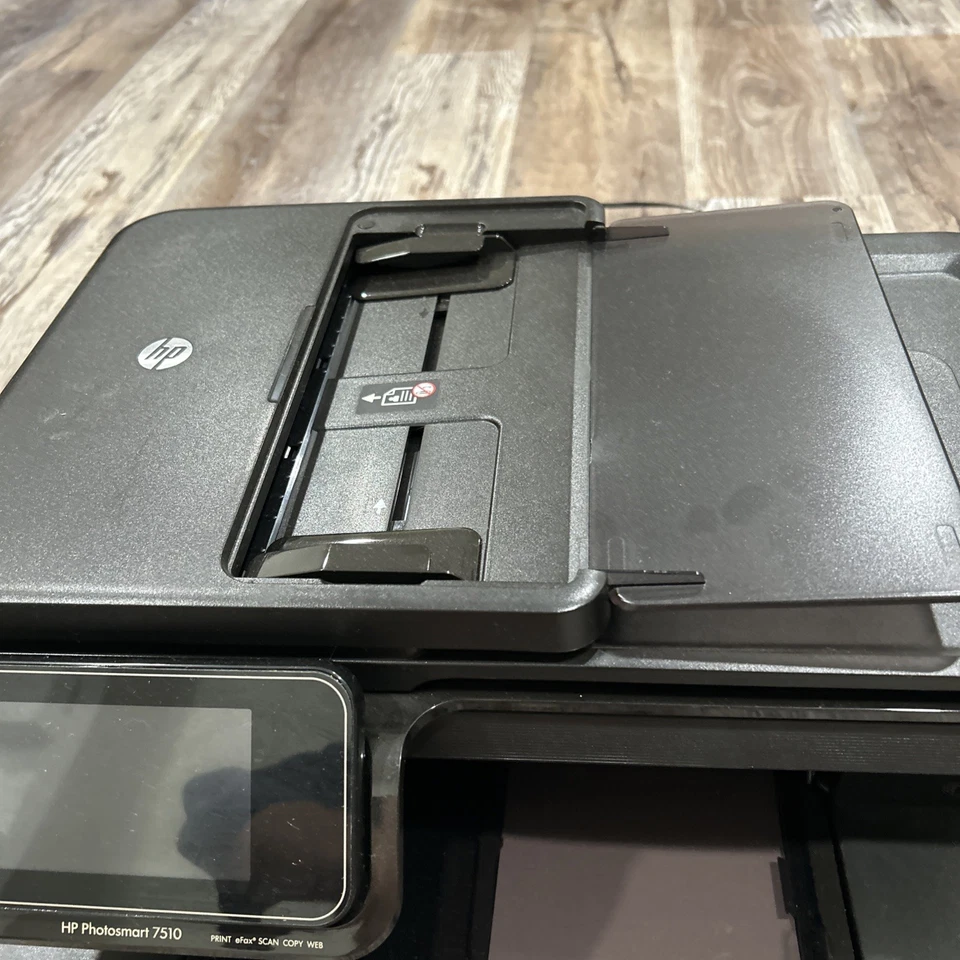 HP Photosmart 7510 Print EFax Scan Copy Inkjet Printer w/ Extra Ink Powers On - Image 4 of 4