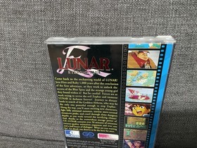 Lunar: Eternal Blue (Sega CD, 1995) Complete W/ Reg Card & Merch Insert Untested