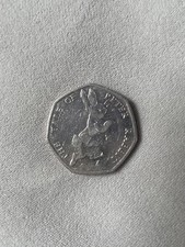 RARE 2017 Beatrix Potter Peter Rabbit 50p Coin + Alzheimer’s charity