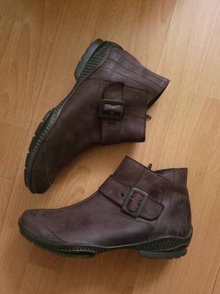 Women Mephisto Boots Brown Leather 40