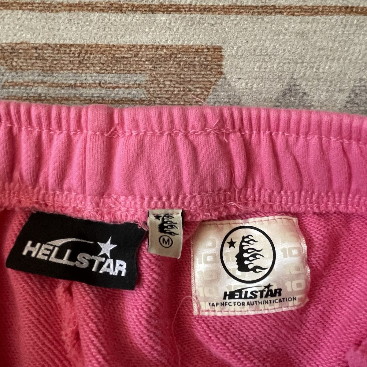 Hellstar Pink Flame Tribal Men's Sweatpants Size Medium | eBay