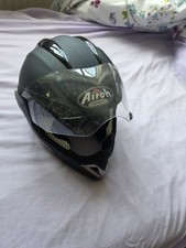 Casco AIROH S4 (M) nero con visiera MX