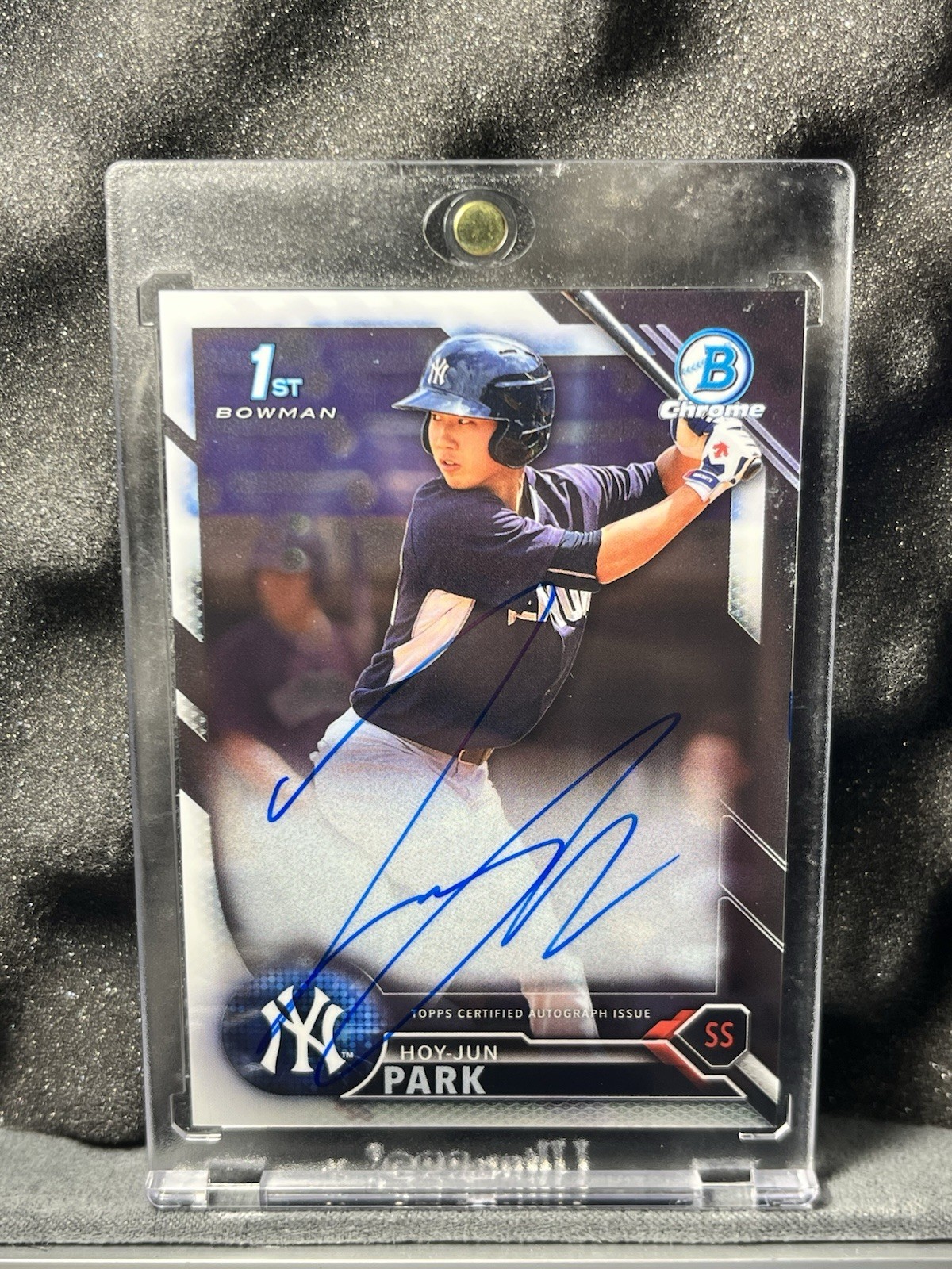 2016 Bowman Chrome Hoy Jun Park 1st Bowman Auto