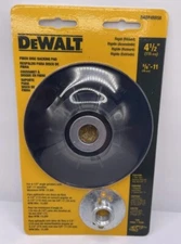 Dewalt Fiber Disc Backing Pad 4 1/2” For Angle Grinders W/ Nut DABP4RR58 GENUINE