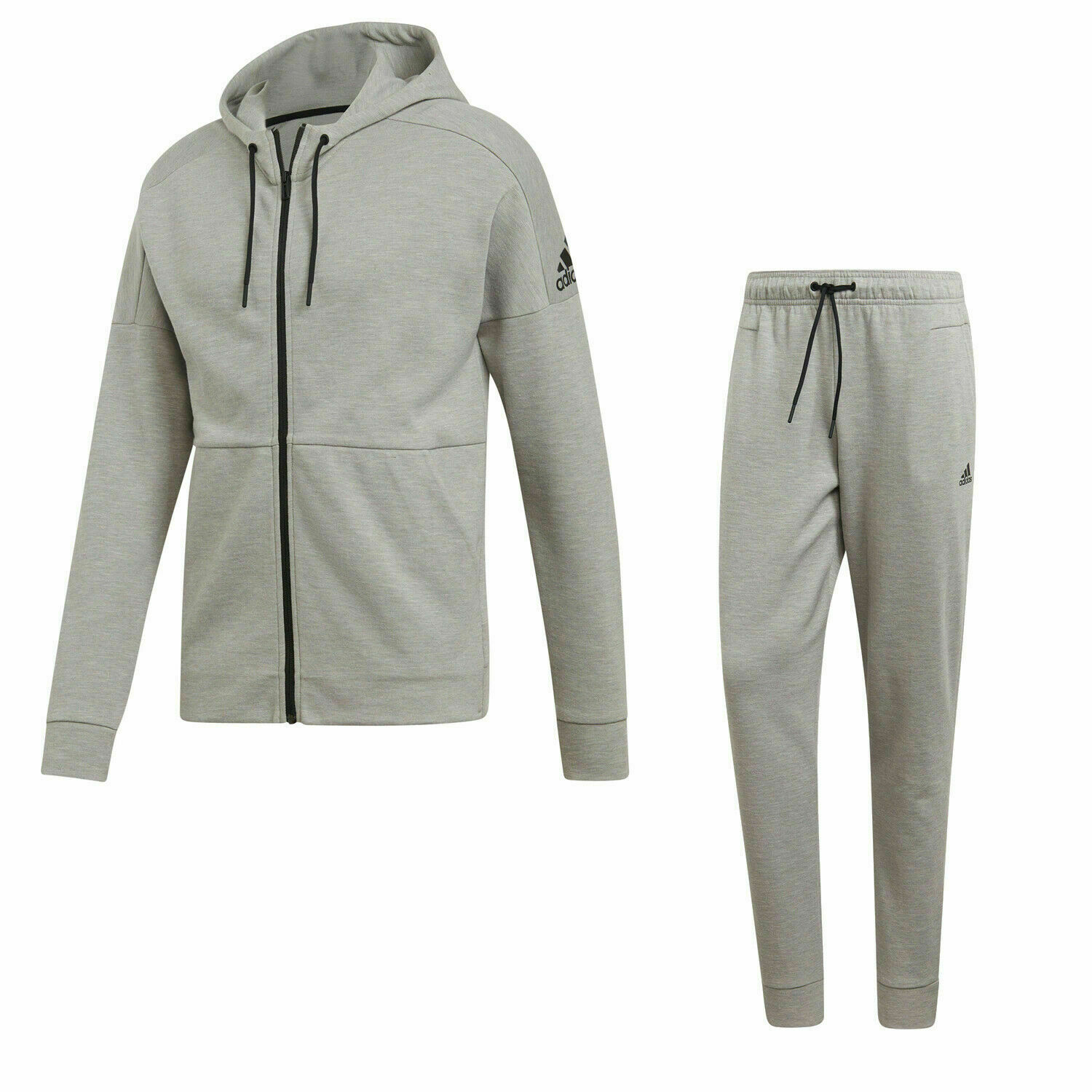Adidas Men's ID Stadium Full Tracksuit Set Fleece Hoody Bottoms Sportswear Pants Adidas Men's ID Stadium Full Tracksuit Set Fleece Hoody Bottoms Sportswear Pants