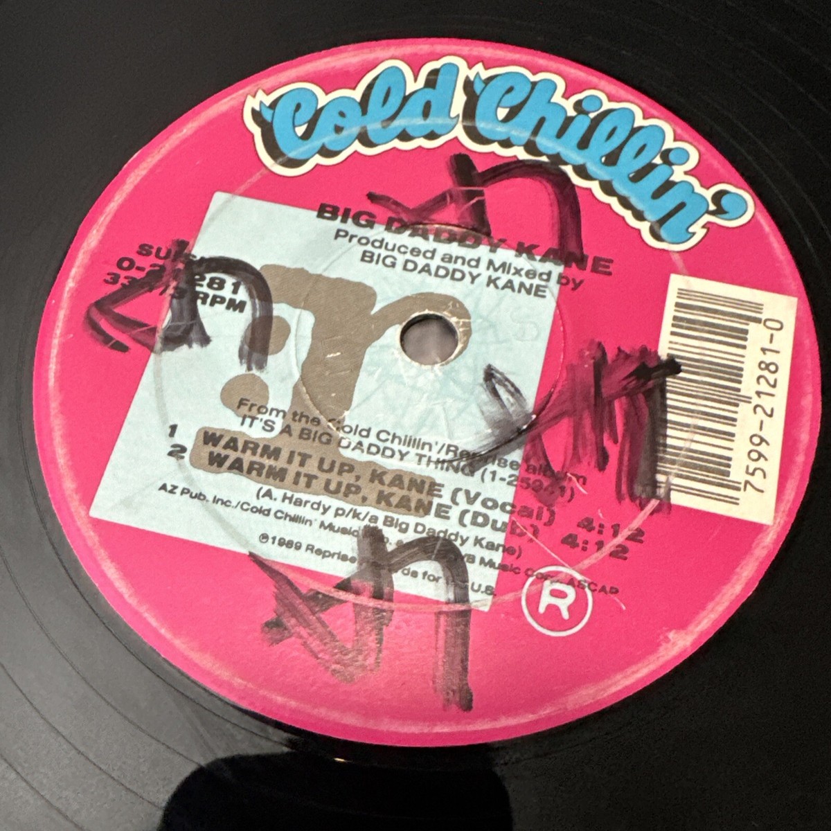 BIG DADDY KANE - Smooth Operator / Warm It Up Kane - 1989