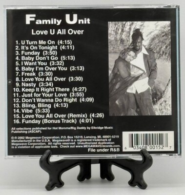 Love U All Over by Family Unit CD 2002 Megawave Records Rare