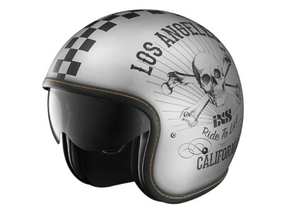 IXS Jethelm HX 78 California | Silber Matt | Motorradhelm aus Fiberglas