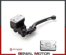 Pompa Radiale Frizione D.16 DISCACCIATI Leva NERO Serb Rett Tappo Serb Silver