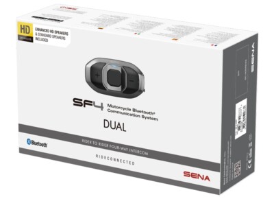 SENA SF4 HD Lautsprecher Doppelset Motorrad Headset Bluetooth 5.1 Uni-Intercom
