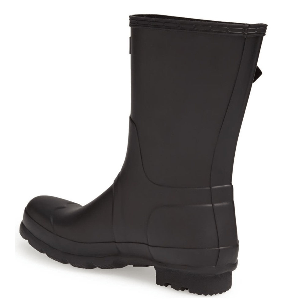 HUNTER Original Short Waterproof Rain Boot, Rubber Black, Size‎ 12, NWT HUNTER Original Short Waterproof Rain Boot, Rubber Black  main image 2