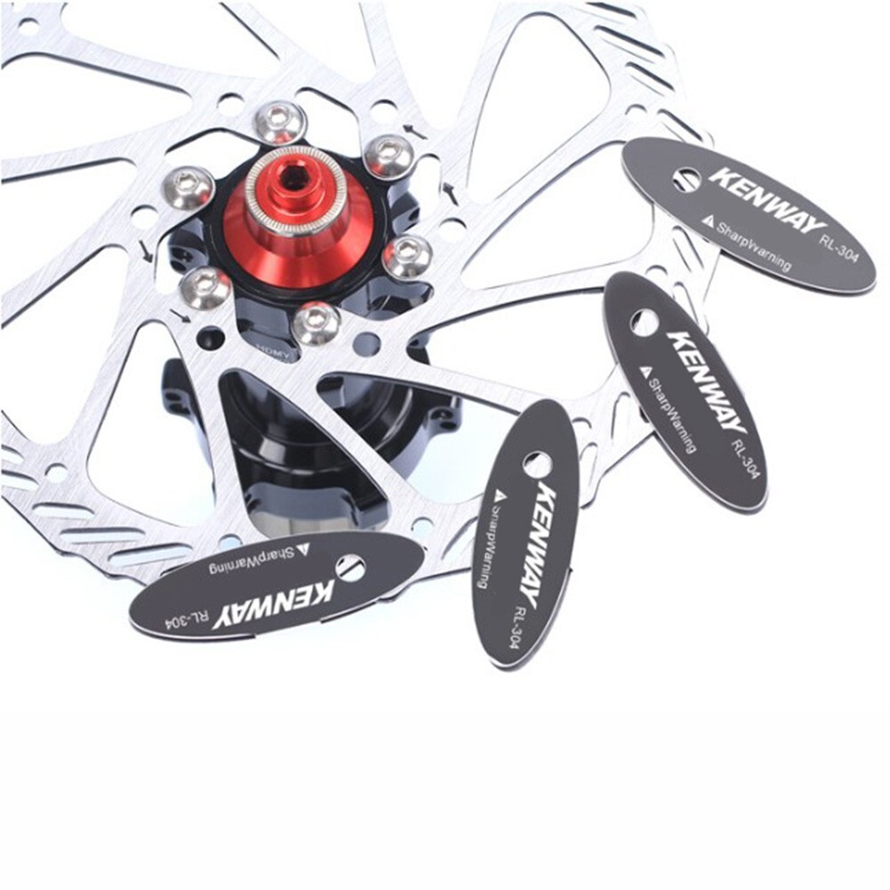 Stainless Steel MTB Bike / Bicycle Disc Brake Pad Rotor / Alignment