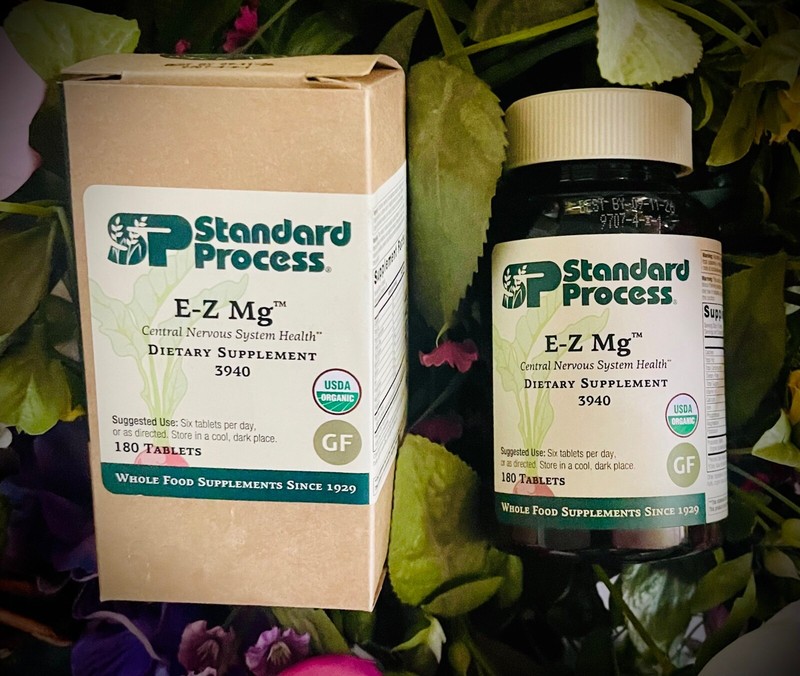 Standard Process, 4 E-Z Mg Plant-Based Organic Magnesium, 180 Tab.Best By 1.9.27