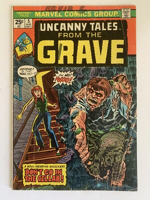 UNCANNY TALES #5 5.0 VG/FN 1974 DON'T GO IN THE CELLAR! MARVEL COMICS