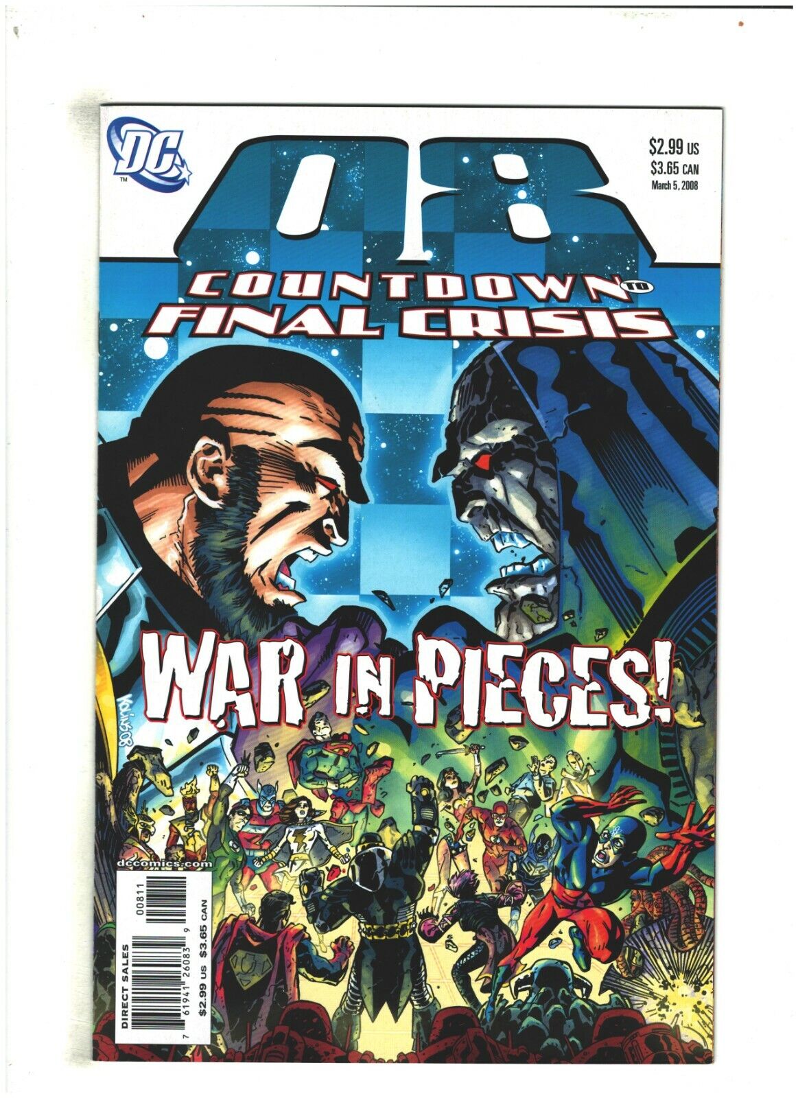 Countdown #8 NM- 9.2 DC Comics 2008 Darkseid & The Atom