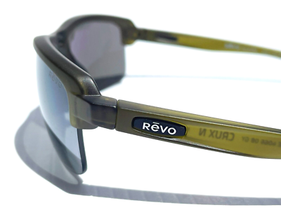 GOMEZ16EVO フライト付き NEW REVO CRUX N Matte Crystal Olive POLARIZED Grey Lens Sunglass