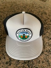 VINTAGE RAILWAY HAT CANADIAN NATIONAL CN MOUNTAIN REGION RAIL MAINTENANCE 1980'S