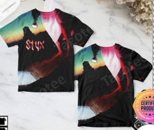 Styx Cornerstone Album Cover 3D T-Shirt Size S-5XL
