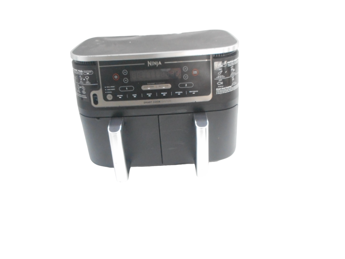 Ninja DZ550 Foodi 10 Quart 6-in-1 DualZone Smart XL Air Fryer Grey