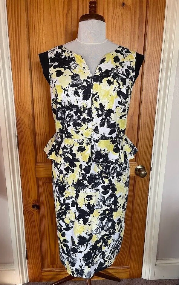 Peplum dress top size 20
