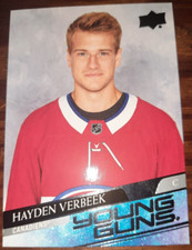 2020-21 UPPER DECK HAYDEN VERBEEK YOUNG GUNS--CANADIENS