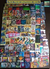 1991-22 Marvel & D.C. EMPTY Trading Card WRAPPERS Topps, Fleer, others U-Pick-1