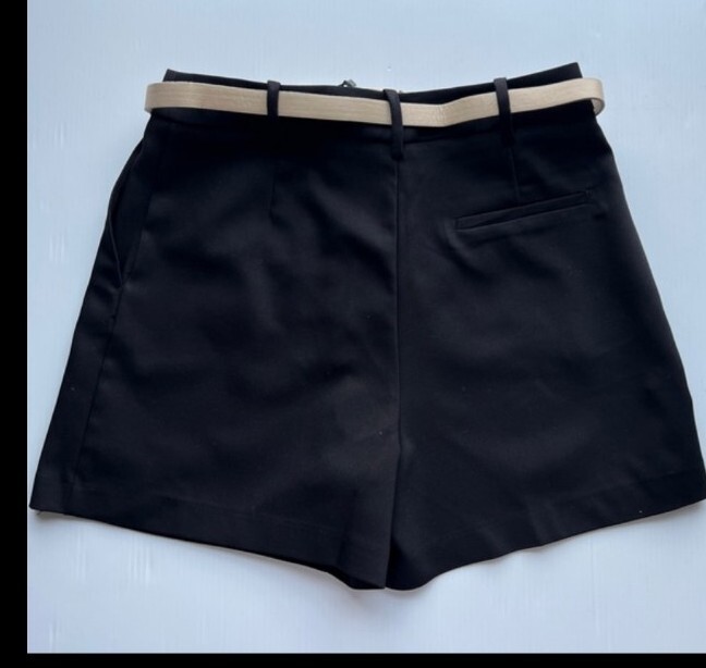 ボトムスその他 MVP WARDROBE Cotton shorts with darts ZARA BELTED SHORTS WITH DARTS | 1608/135 | ⁴size M | eBay