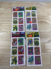 Vintage Teenage Mutant Ninja Turtles Jumbo Stickers TMNT Puffy 1988 Mirage