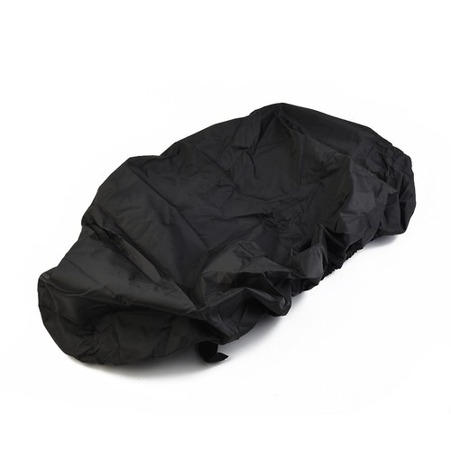Motorcycle Rain Seat Cover Universal Flexible Waterproof Saddle Cover Black - Picture 21 of 50