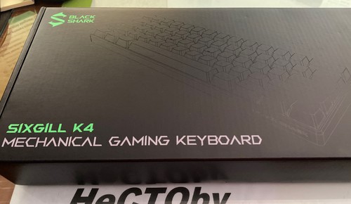 BLACK SHARK MECHANICAL KEYBOARD GAMING RGB BACKLIT WIRED PROGRAMMABLE SIXGILL K4 - Picture 2 of 6
