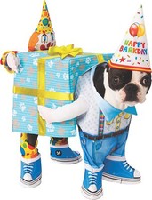 Birthday Present Gift Box Funny Fancy Dress Up Halloween Pet Dog Cat Costume